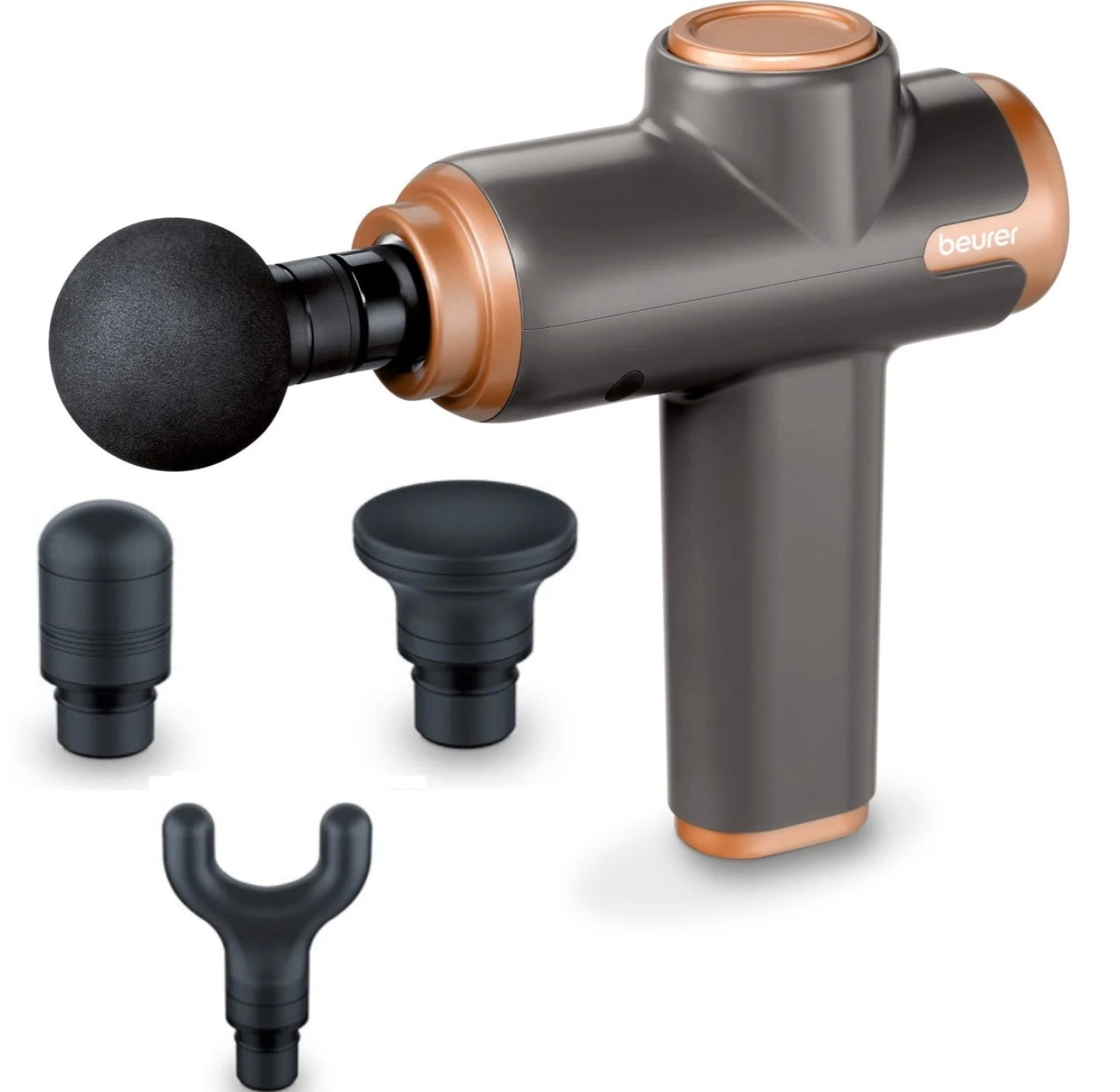 Beurer Germany MG 99 Compact Deep Tissue Massage Gun - Limited Black & Bronze Edition