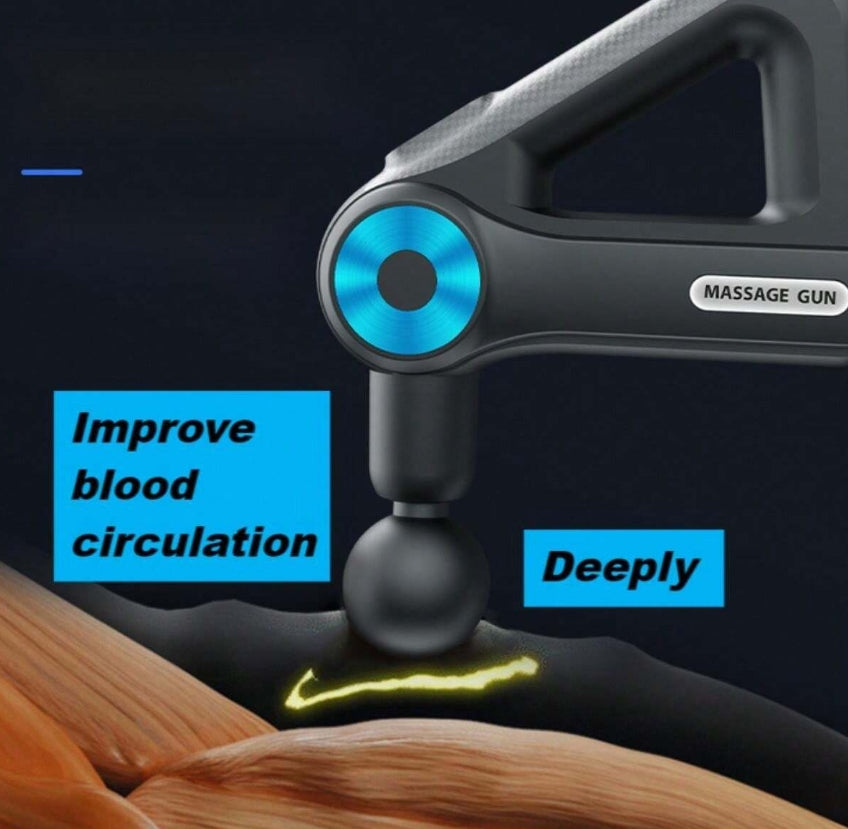 TriForce™ 9-Speed Triangle Massage Gun – Deep Tissue Muscle Massager with 9 Heads