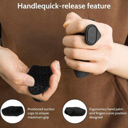 Anti-Slip Ergonomic Hand Grips – Black