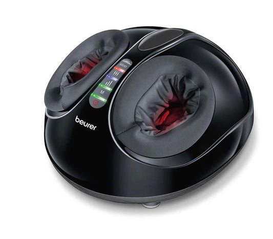 Beurer FM 90 Foot Massager: Shiatsu & Air Pressure Massage with Heat Option