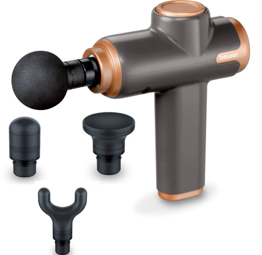 Beurer Germany MG 99 Compact Deep Tissue Massage Gun - Limited Black & Bronze Edition