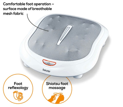 Beurer FM 60 Shiatsu Foot Massager - Soothing & Circulation Boosting with Heat Function