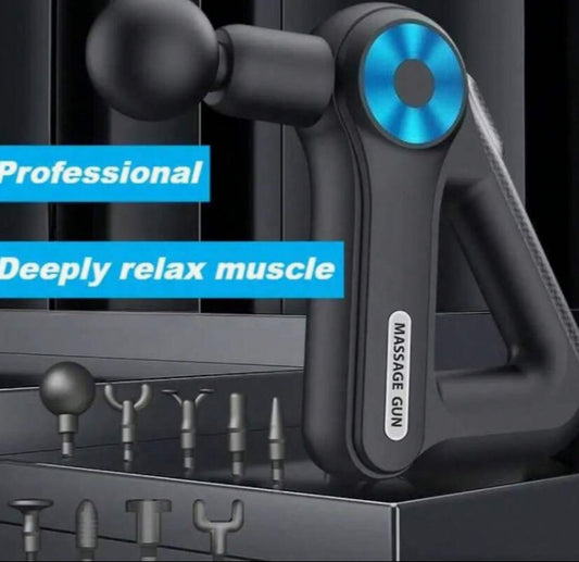 TriForce™ 9-Speed Triangle Massage Gun – Deep Tissue Muscle Massager with 9 Heads