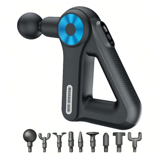 TriForce™ 9-Speed Triangle Massage Gun – Deep Tissue Muscle Massager with 9 Heads
